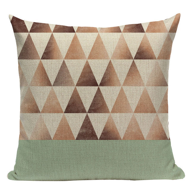 Cushion Cover Triangle Pattern pack of 5