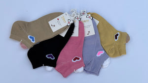 Ladies Ankle Socks Plain (Pack of 5)