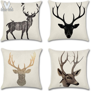 Cushion Cover Forest Deer pack of 4