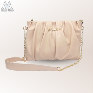 Wavy Handbag Beige