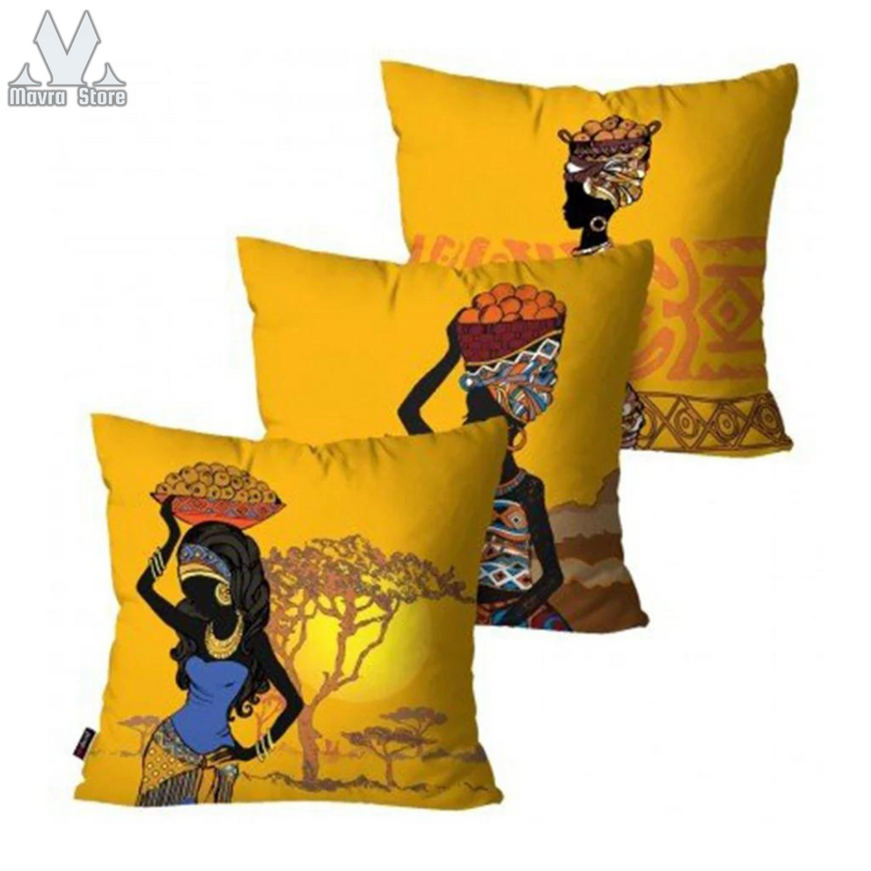 Digital Cushion Golden 3 Pcs