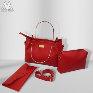 Handbag 3 pcs Luxe Maroon