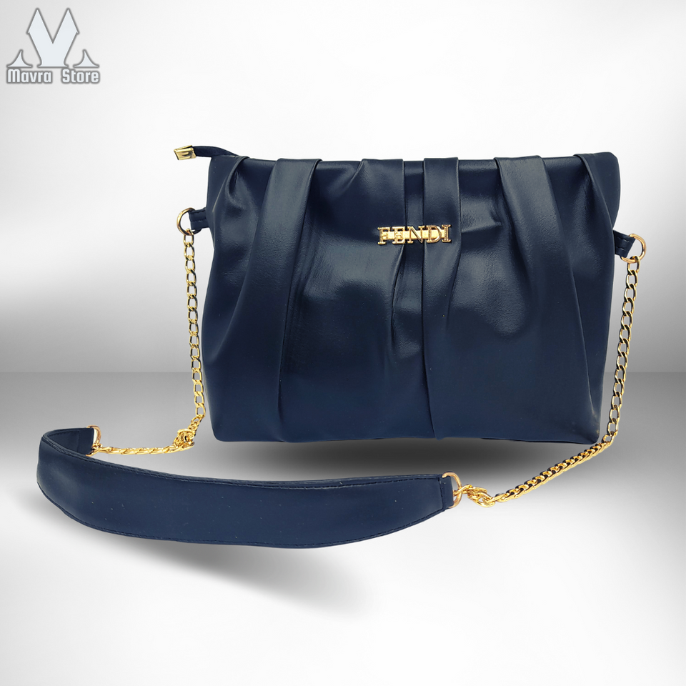 Wavy Handbag Black