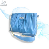 Wavy Handbag Tick Blue