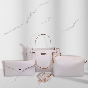 Handbag 3 pcs Luxe White