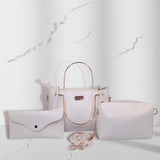 Handbag 3 pcs Luxe White