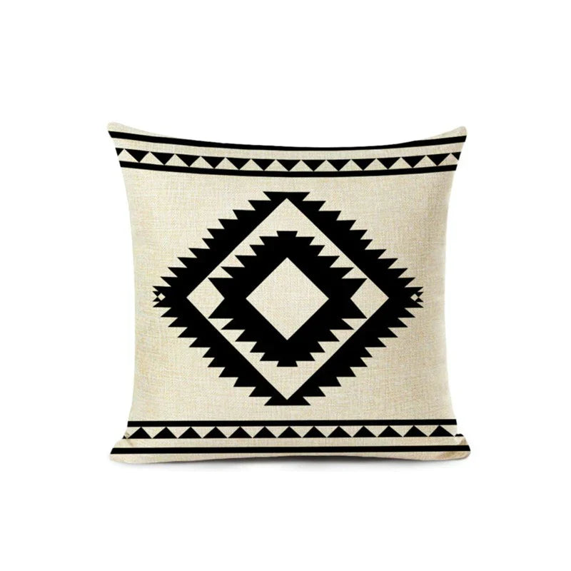 Cushion Cover Classic Black & White pack of 5