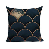 Soft Diamond Cushion Grey Navy 5 Pcs