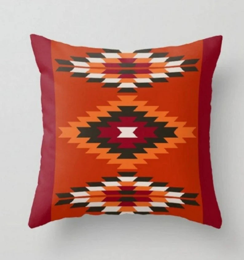 Traditional Style Cushion Multi colors 5 Pcs