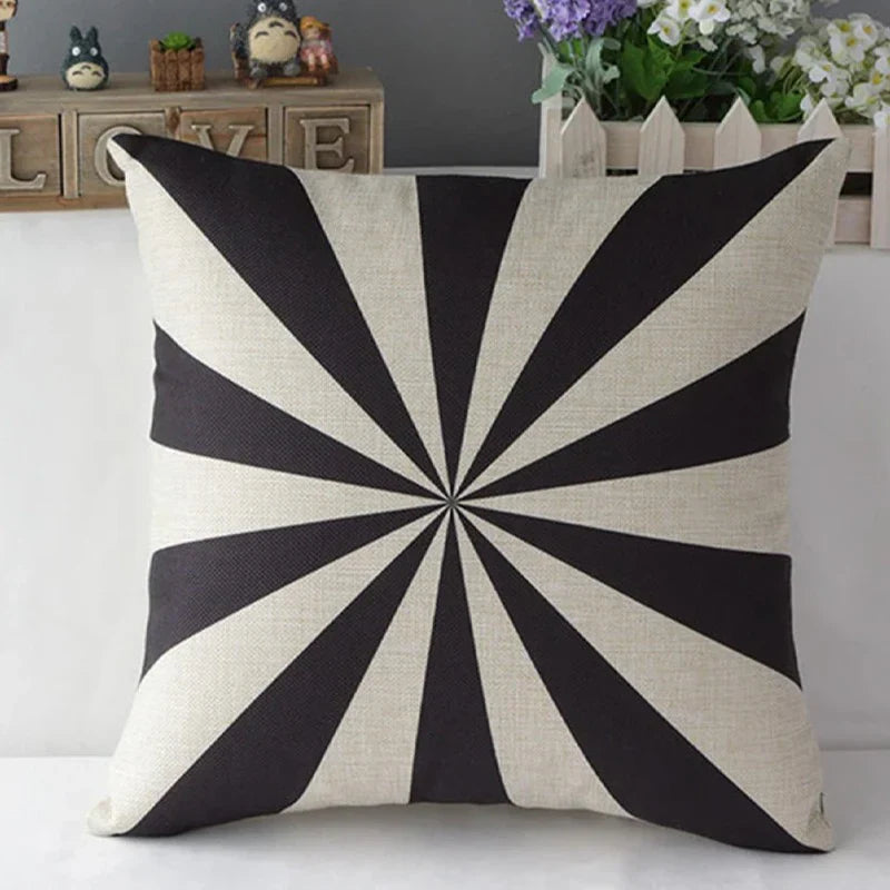 Zebra Cushion Black and White pack of 4