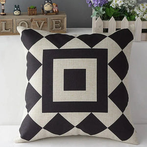 Zebra Cushion Black and White pack of 4