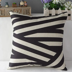 Zebra Cushion Black and White pack of 4