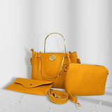 Handbag 3 pcs Luxe Mustard